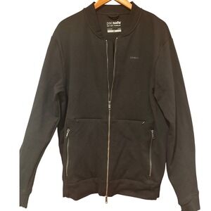 Pacsafe Transit jacket men's XL anti-theft travel black RFID security pockets
